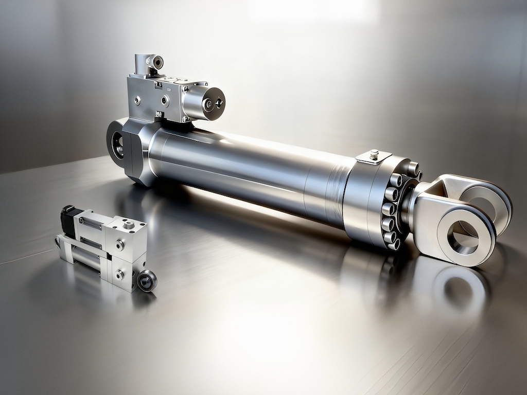 小型和中型数字液压缸产品图